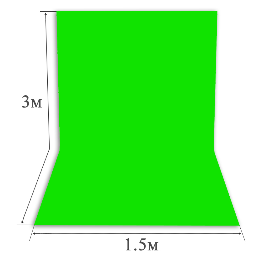 Зеленый 3х1.5